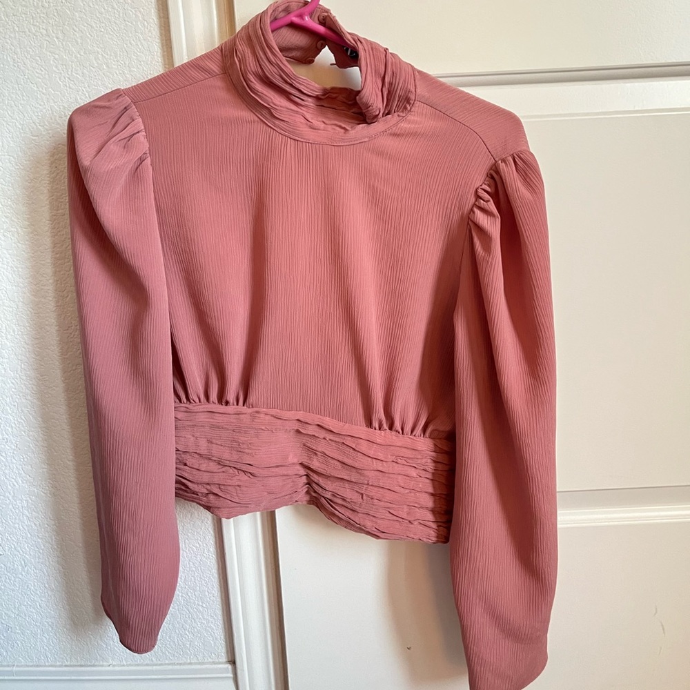 Zara High neck shirt